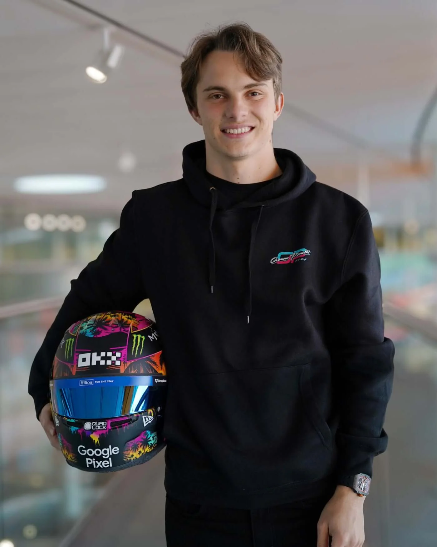 1:2 scale 2024 Miami Helmet - Oscar Piastri - Image 4