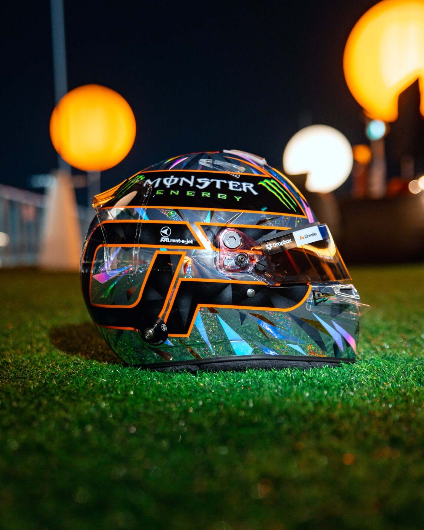 1:2 scale 2024 Singapore Helmet - Oscar Piastri - Image 3
