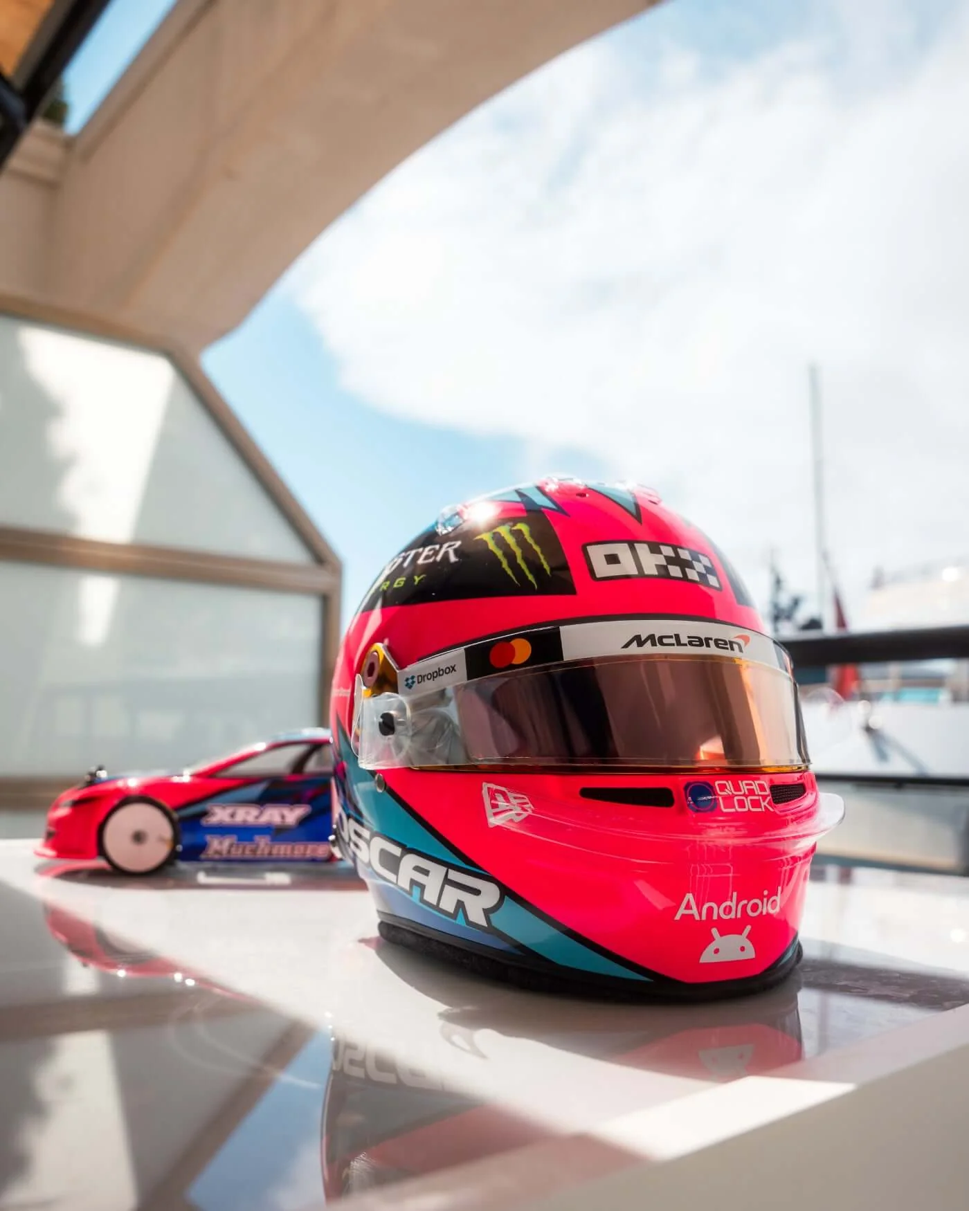 1:2 scale 2025 Las Vegas Helmet - Oscar Piastri - Image 6