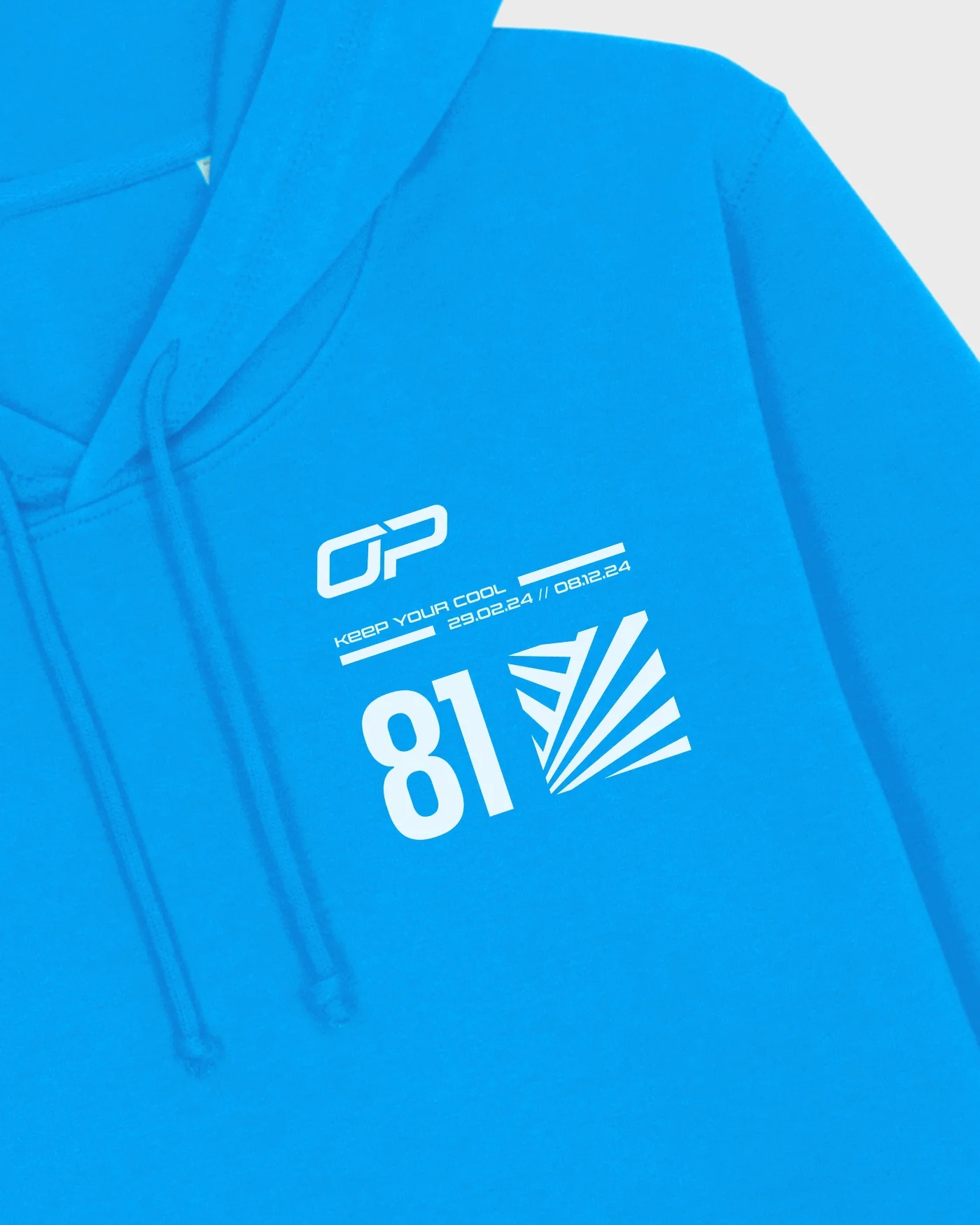 Keep Your Cool Hoodie - Aqua - Image 4
